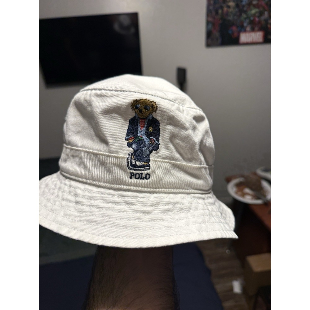 Ralph Lauren Polo Bear Bucket Hat Large